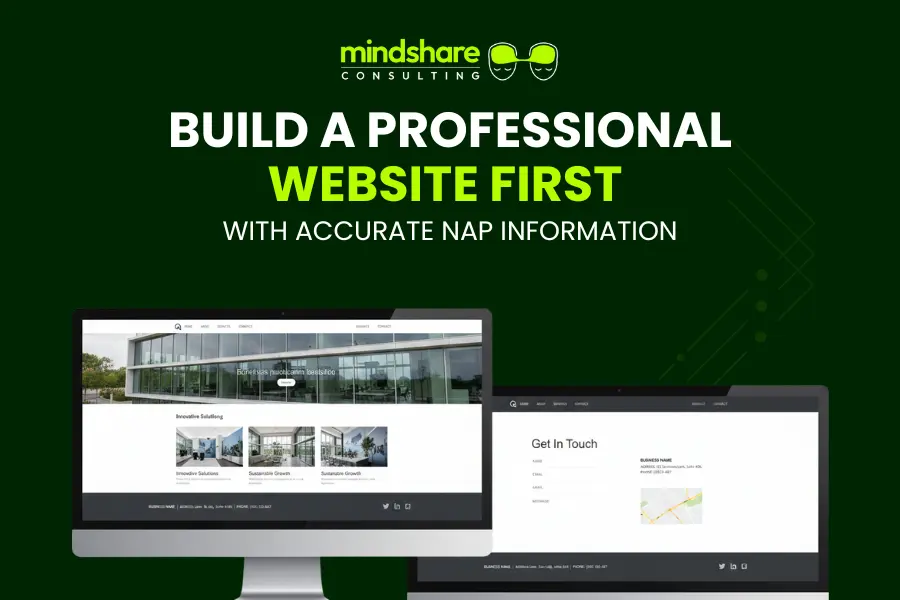 Build professional website first for google business profile video verification process